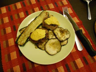 Burgers Cu Legume la Gratar