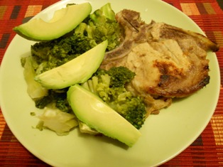 Cotlet cu Broccoli si Avocado