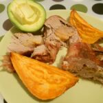 Muschi Umplut cu Pere, Cartof Dulce si Avocado