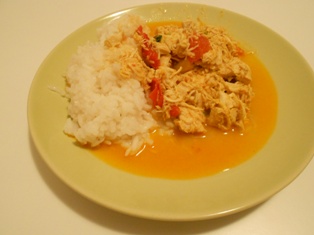 Pui Cu Curry si Orez